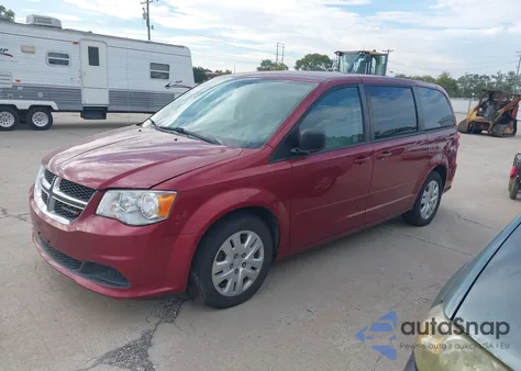 2016 Dodge Grand Caravan Se из США, поврежденный, VIN 2C4RDGBGXGR139082